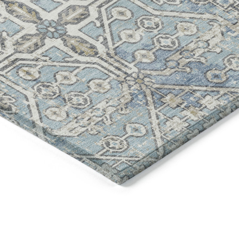 Tapis intérieur / extérieur lavable à la machine Huseby ACN2197 Global, Rectangle 5 pi x 7 pi 6 po