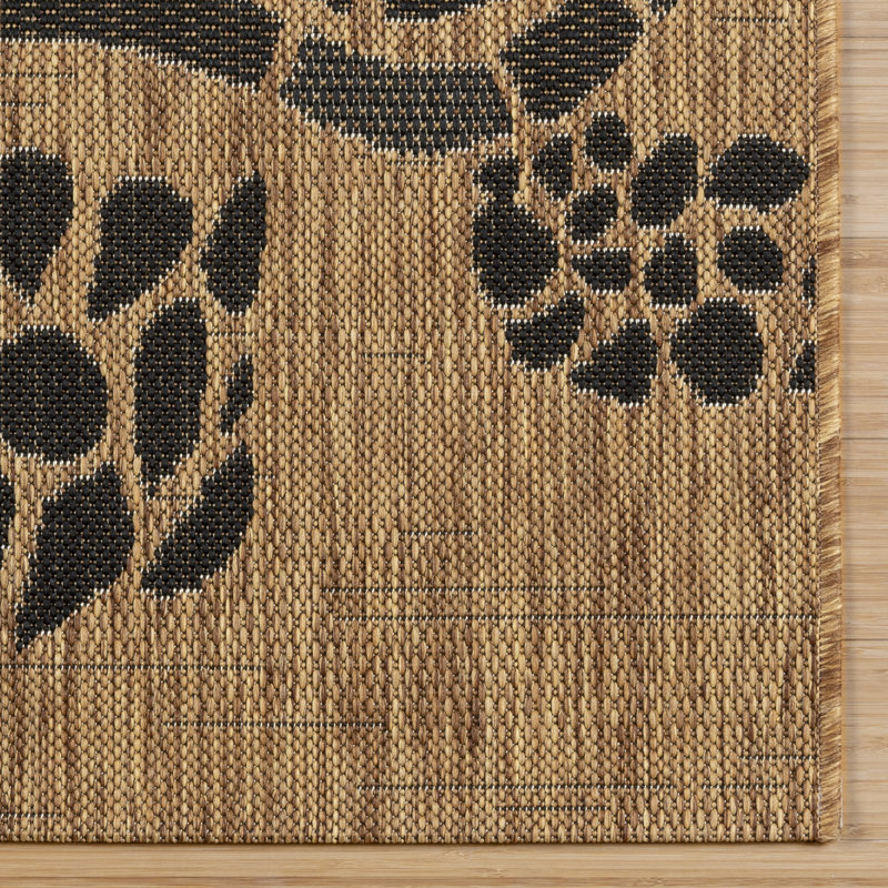 Tapis intérieur / extérieur Paseo Conlyn, Rectangle 5 pi 3 po x 7 pi