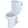 Drake® II 1G Two-Piece Round 1.0 GPF Universal Height Toilet with CEFIONTECT (Seat Not Included)