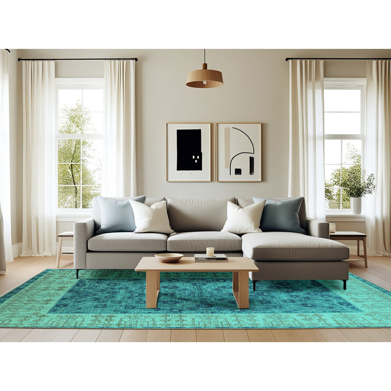 Abstract Indoor Rug, Rectangle 6' x 9'