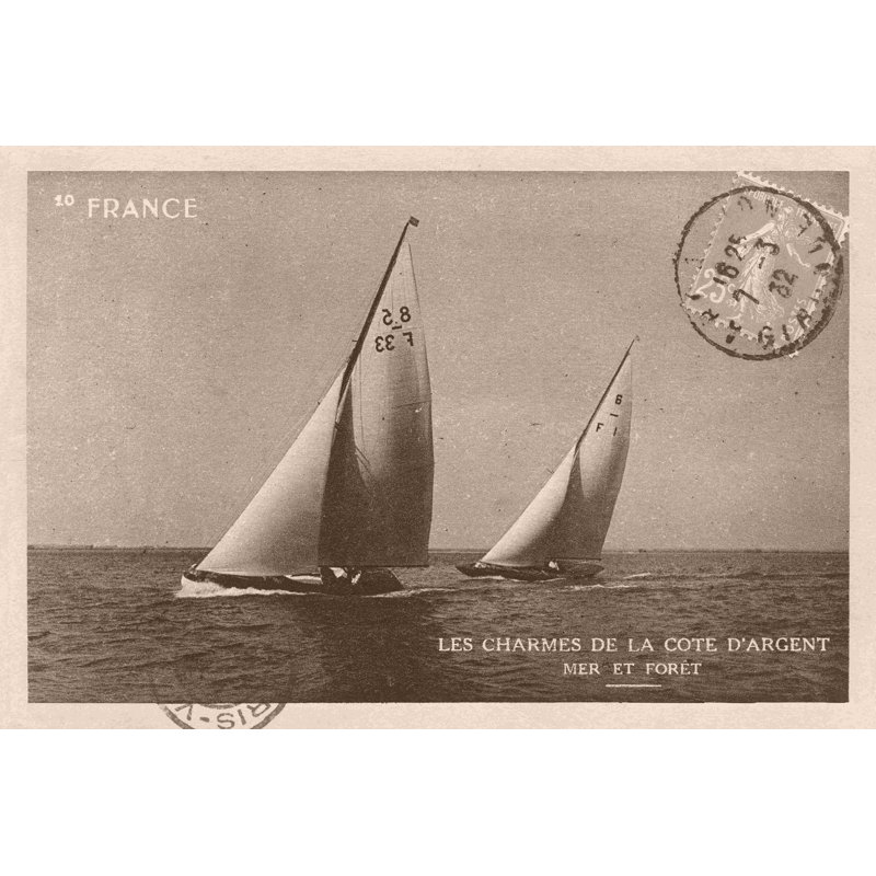 Voile rétro I sépia, H 8 po x l 12 po