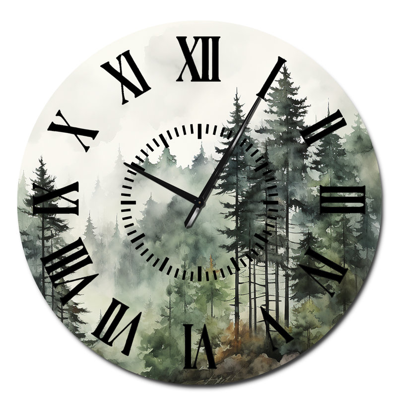 Horloge murale Pine, Surdimensionné
