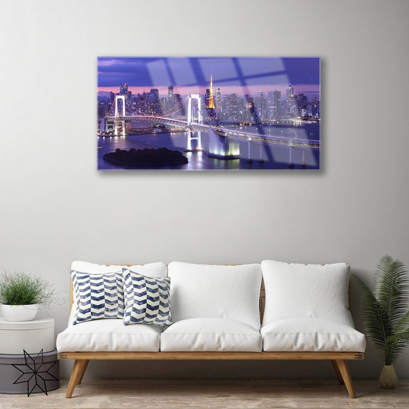 Bridge City - Unframed Photograph on Glass