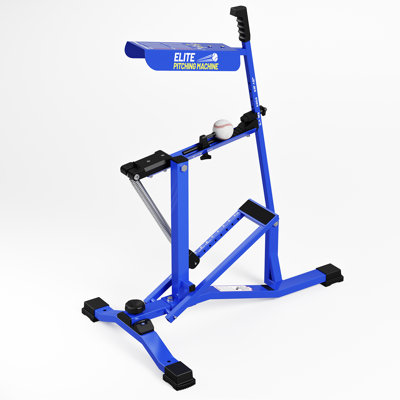 Machine à lancer de baseball manuelle de 20 à 50 mi / h avec réglage de l'angle horizontal de + 7,5 °, aucune électricité requise, pour le baseball et la balle molle
