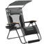 Fauteuil inclinable d'extérieur en acier sans gravité Huntleigh-957289524
