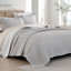 Ensembles de courtepointe 100% coton 98 po x 90 po Dduoxin - 1 courtepointe avec 2 taies décoratives-123301034-123301032