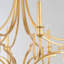 Lustre à 8 lumières de style bougie à intensité variable
