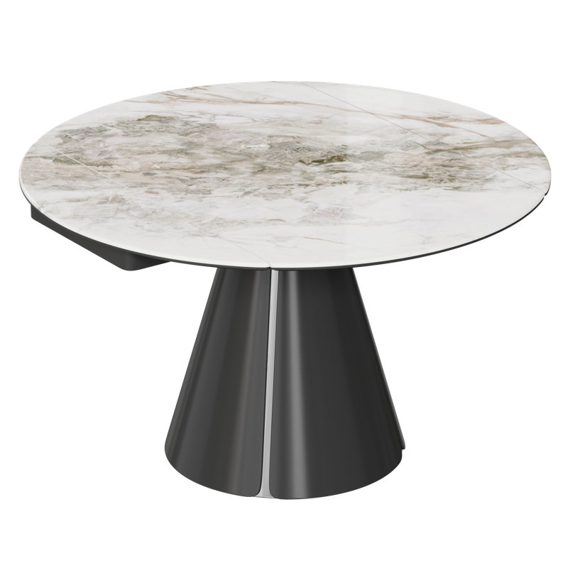 Slade Modern 33" To 51" Extendable Dining Table For 4 To 6