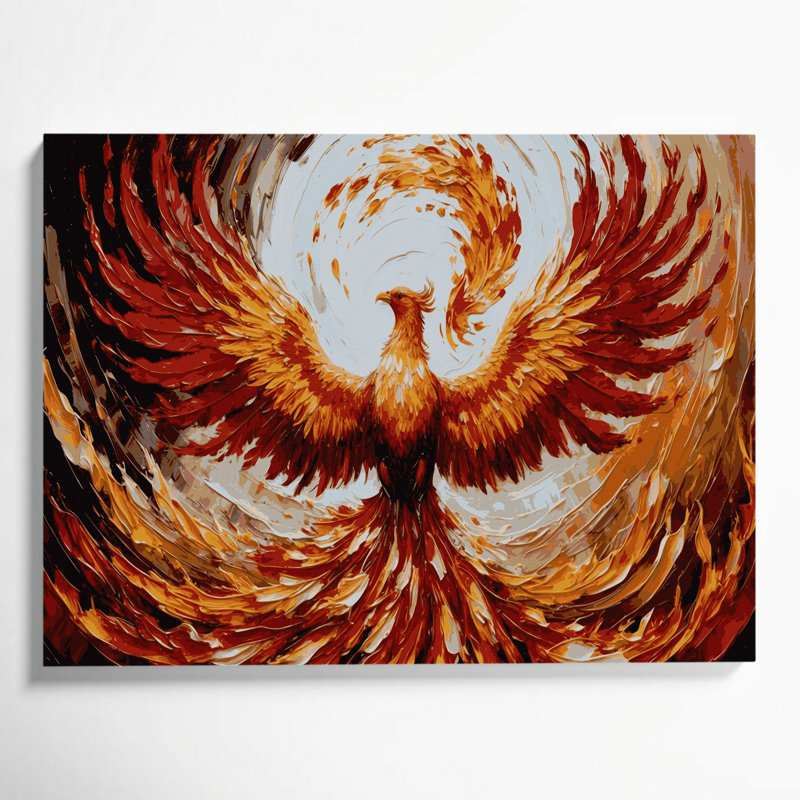 Art mural sur toile Sci Fi Phoenix, 16" H x 20" W