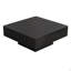 31.6" Square Fluted Coffee Table With 7.1" Thick Tabletop-875152332