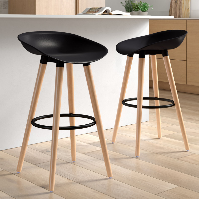 Tata 68cm Bar Stool, Black, 2
