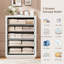 Commode 5 tiroirs, commode, armoire de rangement moderne avec tablette ouverte-379673576