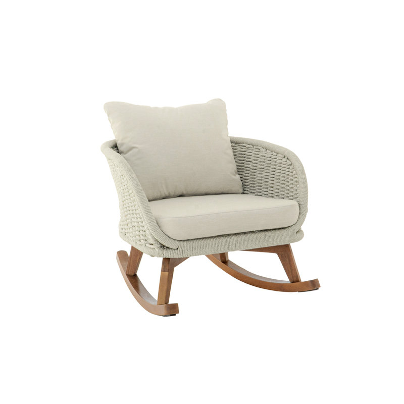 Fauteuil inclinable en chenille 1pc, Beige