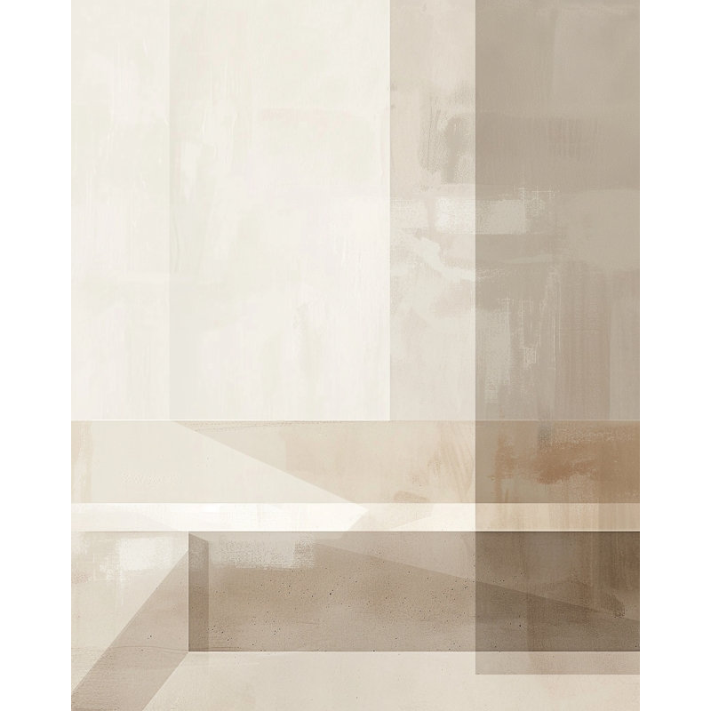 Art mural moderne sur toile abstraite structurée, H 16 po x l 12 po x P 1 po