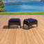 Barcelo Rattan Club Ottoman with Cushion-1523223166