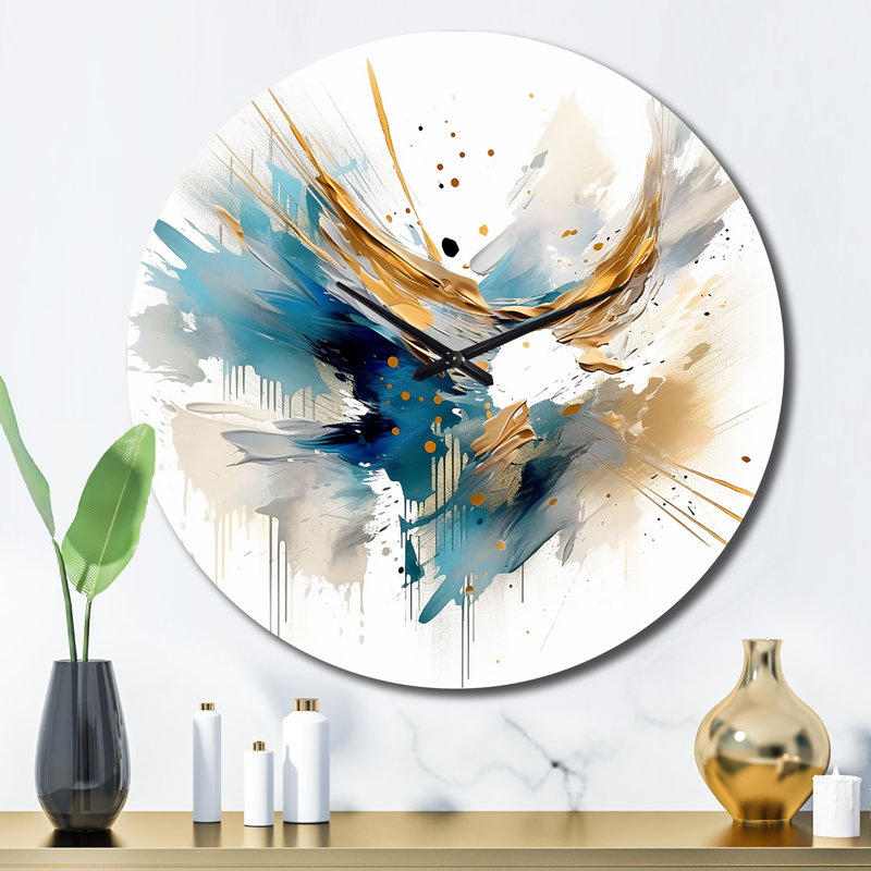 Horloge murale Teal Adn, Grand