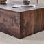 Table basse en grain de bois noyer, 39,3 x 23,6 x 12 pouces - améliore la qualité de vie, le confort et le style
