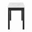 Meuble de bureau en bois blanc imitation marbre 1pc