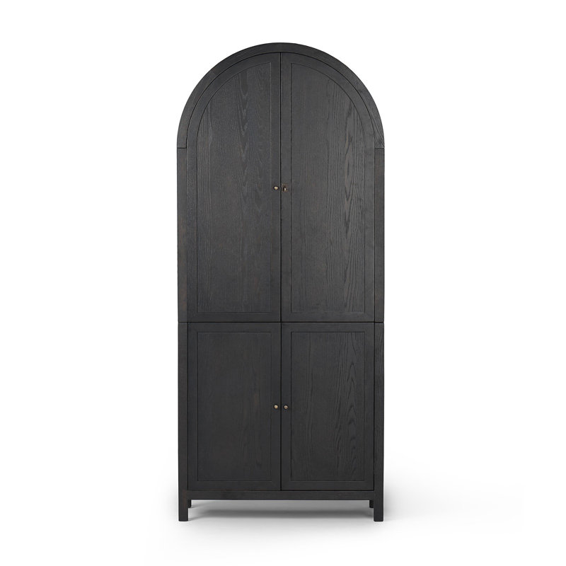 Darts Cabinet-Distressed Black Oak
