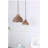 S/2 Rope Braid Chandelier