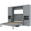 Lit double pleine grandeur avec placard latéral intégré et tiroirs pour économiser de l'espace pour la maison, ranger des objets saisonniers, des objets personnels, un assemblage sur mesure, deux solutions de rangement,-931412526