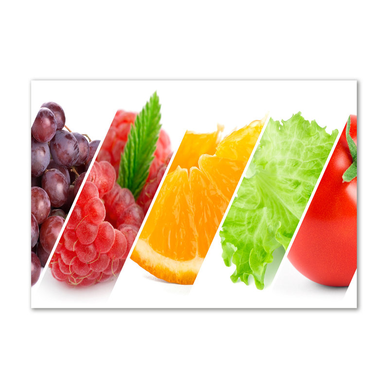 Fruits And Vegetables - Wrapped Canvas Print