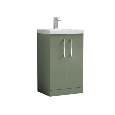 Arno 510mm Single Bathroom Vanity with Integrated Vitreous China Basin