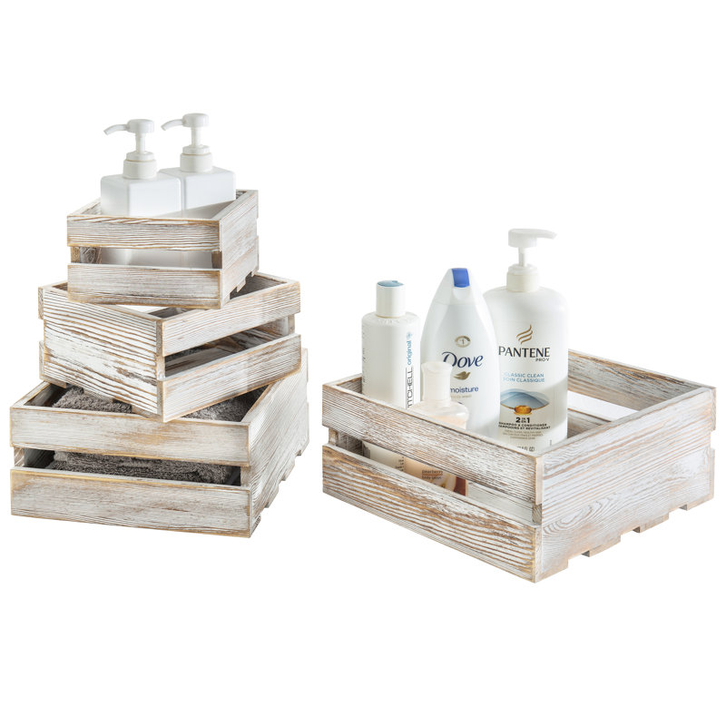 Millwood Pines Display Riser Buffet Accessory, Whitewashed