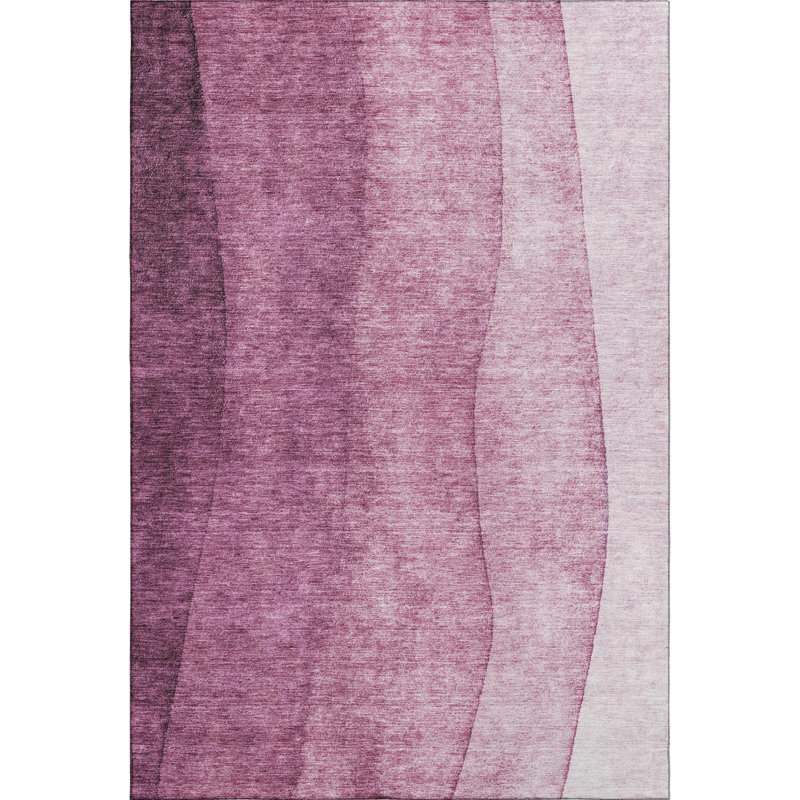 Premium Machine Washable Cerrito Merlot Rug, Rectangle 5' x 7'6"