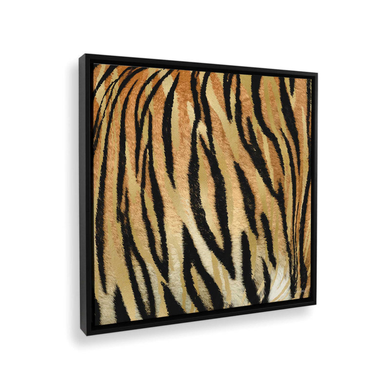 «Wild Whispers II» par Amber Sterling, reproduction d'art, Toile avec cadre, L 30 po x H 30 po, Noir