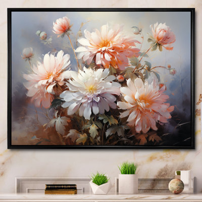 Impression romantique Sulgrave Peach Chrysanthemums III