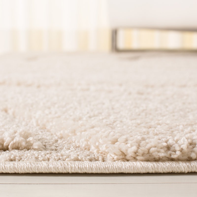 Florda Shag Area Rug, Round 122 cm