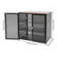 Armoire de rangement de comptoir de cuisine à 3 niveaux avec portes