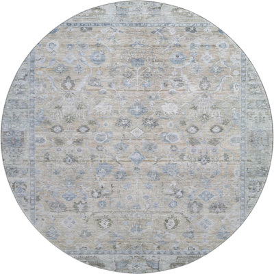 Premium Machine Washable Maag AMF1772 Global Rug