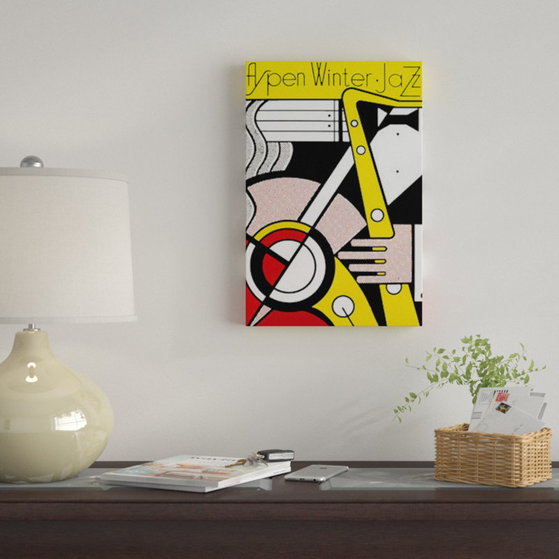 Aspen Winter Jazz, 1967 by Roy Lichtenstein - Wrapped Canvas Gallery-Wrapped Canvas Giclée, 18" H x 12" W x 1.5" D