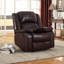 Fauteuil inclinable manuel standard en similicuir de 34 po de largeur-1095319048
