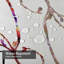 Watercolor Leaf Flowers Seamless White Abstract Botanical Waterproof Shower Curtain with 12 Hooks-413315811