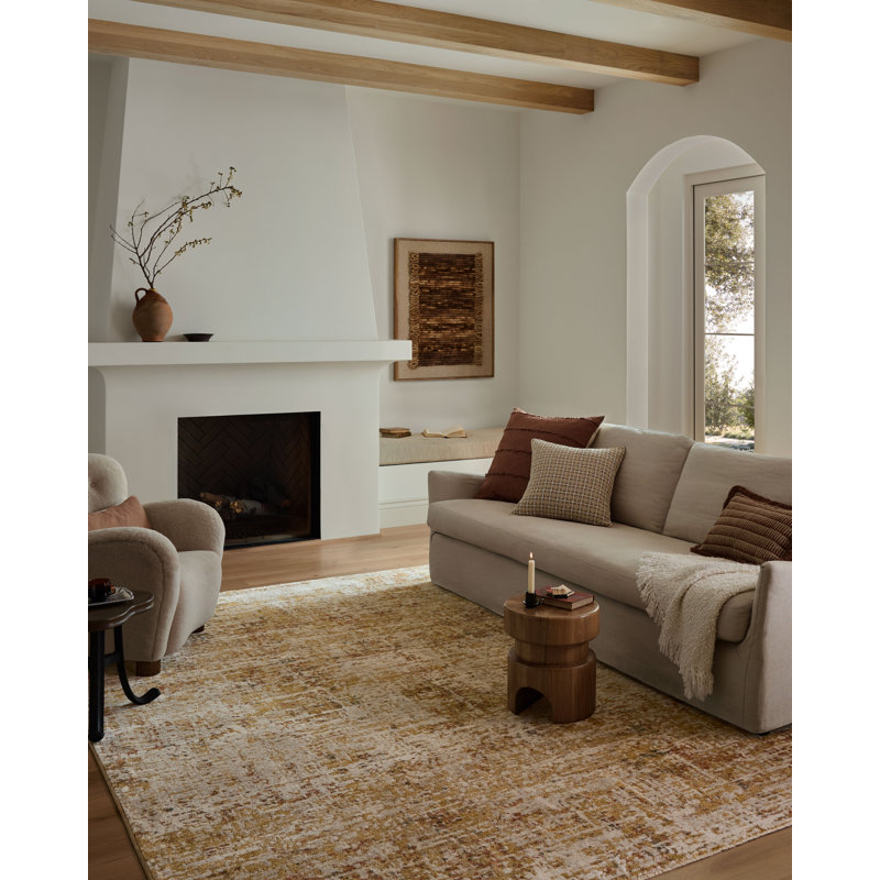 Loloi Nellie Sunset / Pebble Area Rug, Rectangle 5'1" x 7'6"