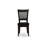 7 Piece Dining Set consists of a Rectangle Dinner Table and 6 Kitchen Dining Chairs, Black-1318889970-1341645303