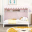 House Bed with Trundle, Tent, LED Lights and Shelf-130911732