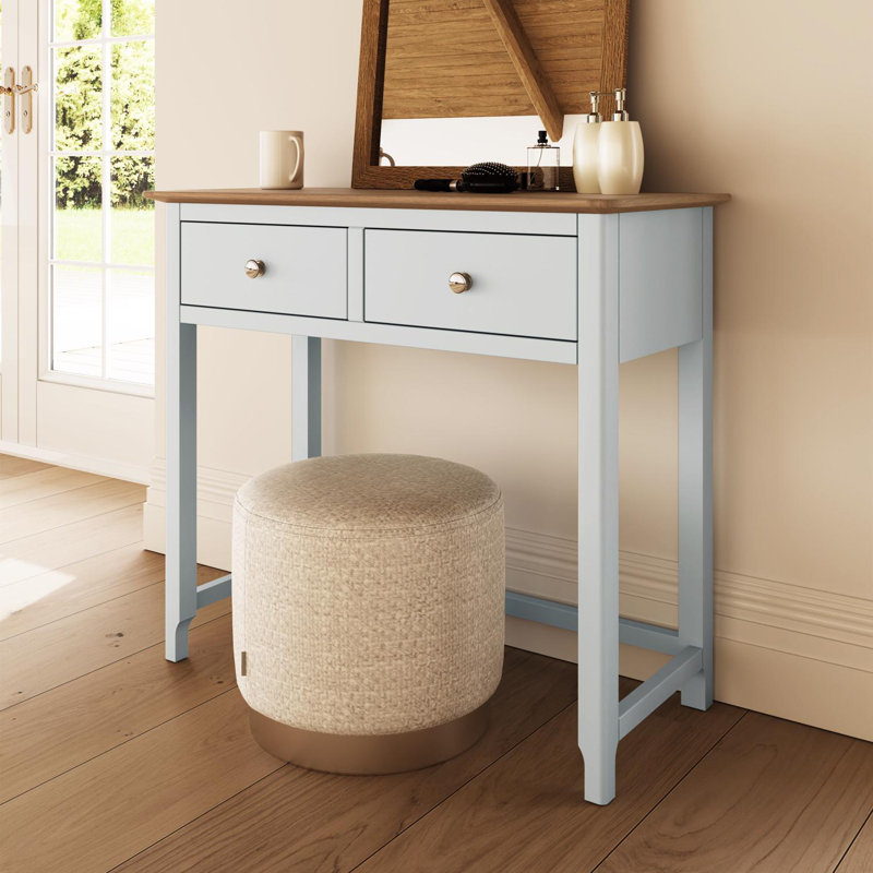 Clary 2 Drawer Dressing Table, Ivory