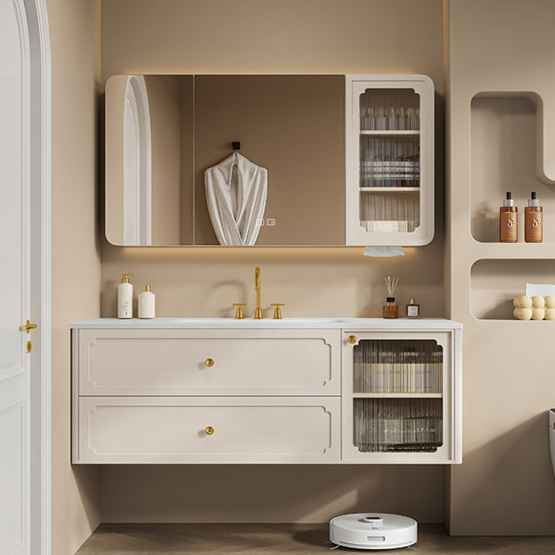 Fashion simple bathroom cabinet, 19.7" H x 51.2" W x 21.7" D