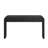 Modern Console Table with 2 Storage Drawers, Fluted Entryway Table with Rounded Silhouette for Hallway Living Room and Entryway (Black)