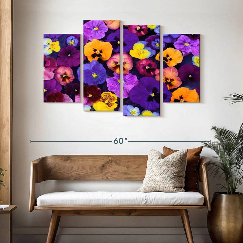 Couleurs Harnek Pansy, H 32 po x l 52 po