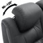 Double fauteuil inclinable de cinéma maison en cuir fleur avec ports USB et de type C-1004422514