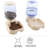 PETMAKER 2-Pack of 3.8L/1G Automatic Pet Feeders
