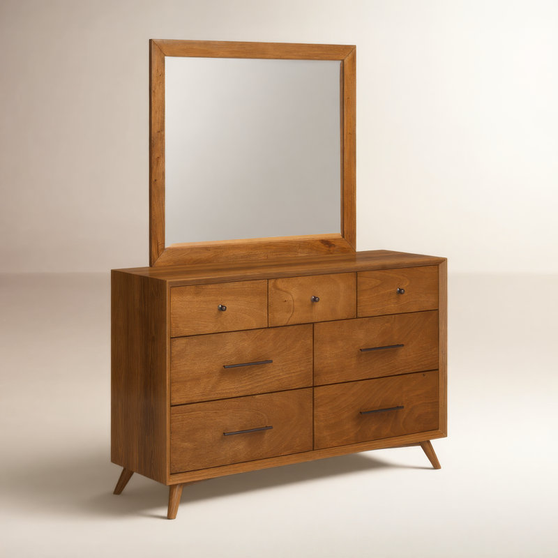 Commode 7 tiroirs avec miroir Williams, Gland