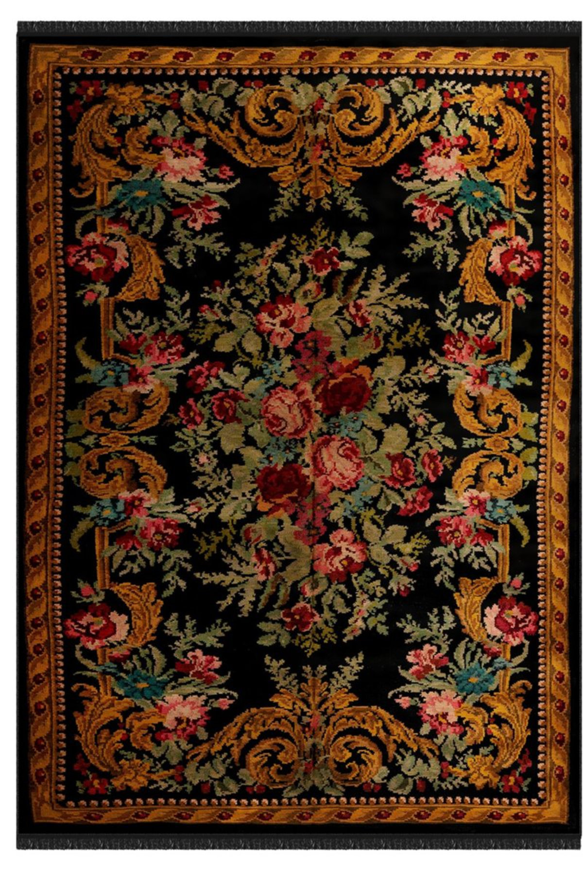 Rugpera Karabag Cotton Floral Rug Wayfair