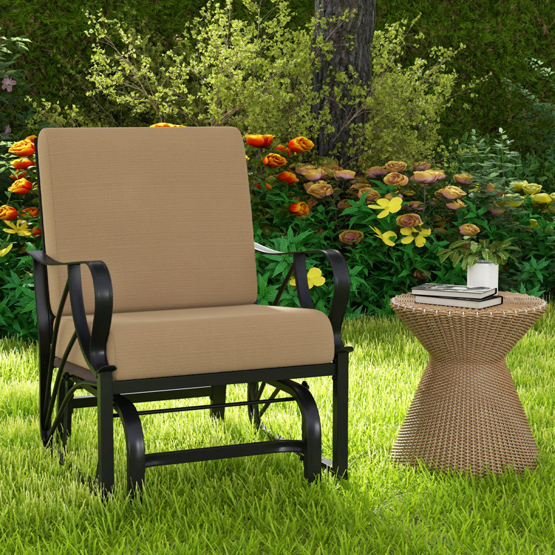 Ameshia Metal Outdoor Lounge Chair