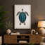 Turtle Geometric - Wrapped Canvas-984406600-984406705